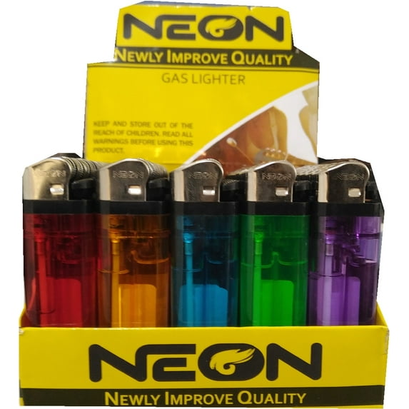 Neon Premium Disposable Butane Lighters