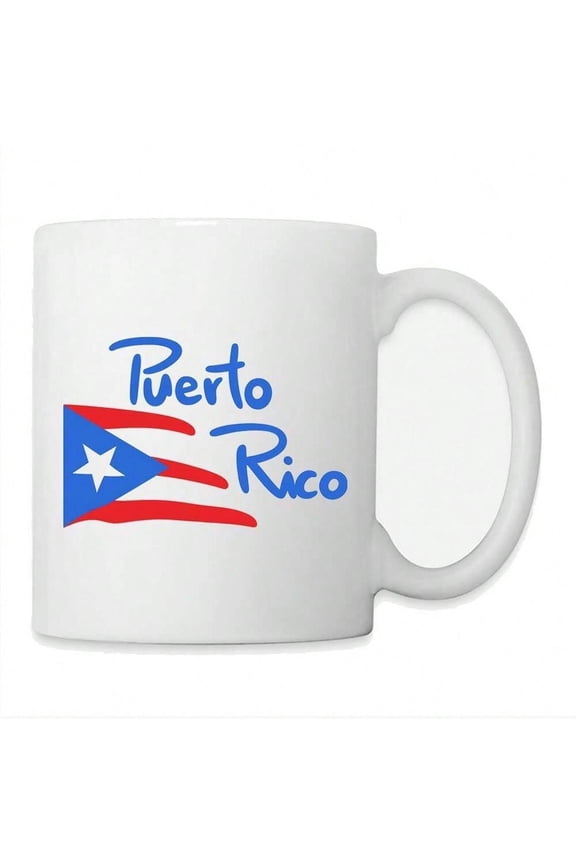 Neon Puerto Rico With Text Coffe Coffee Mug 11oz