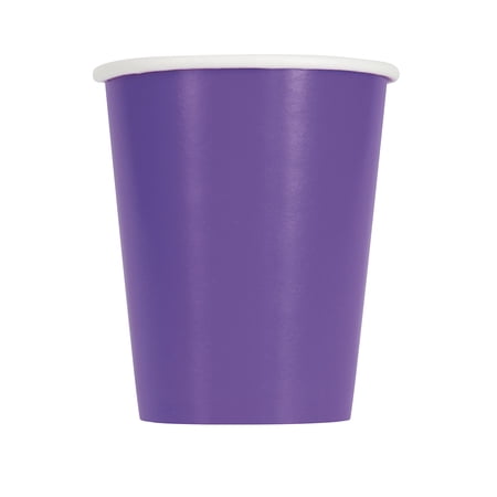 Neon Purple Cups, 8ct