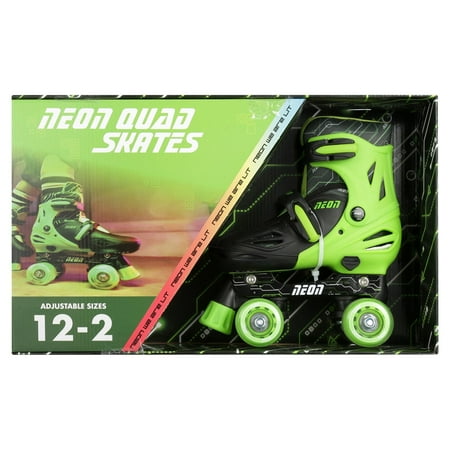 Neon Quads Skates (12-2) Green