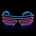 thumbnail image 1 of Neon Rave Glasses,Neon Glasses Neon Rave Glasses Light Up Flashing LED Sunglasses, 1 of 8