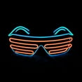 thumbnail image 1 of Neon Rave Glasses,Neon Glasses Neon Rave Glasses Light Up Flashing LED Sunglasses, 1 of 8
