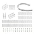 Led Mouting Clips Neon Rope Light Mounting Brackets, 100PCS Lights Install Fixing Clips ...