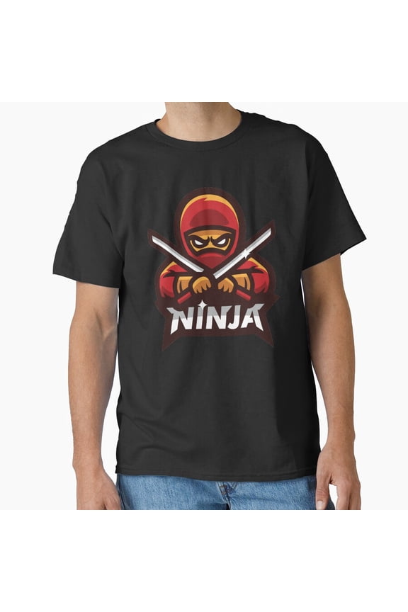 Neon Shadow Ninja Panda Glow Retro Cyber Warrior Cute Graphic Unisex T-Shirt, up to size 5XL