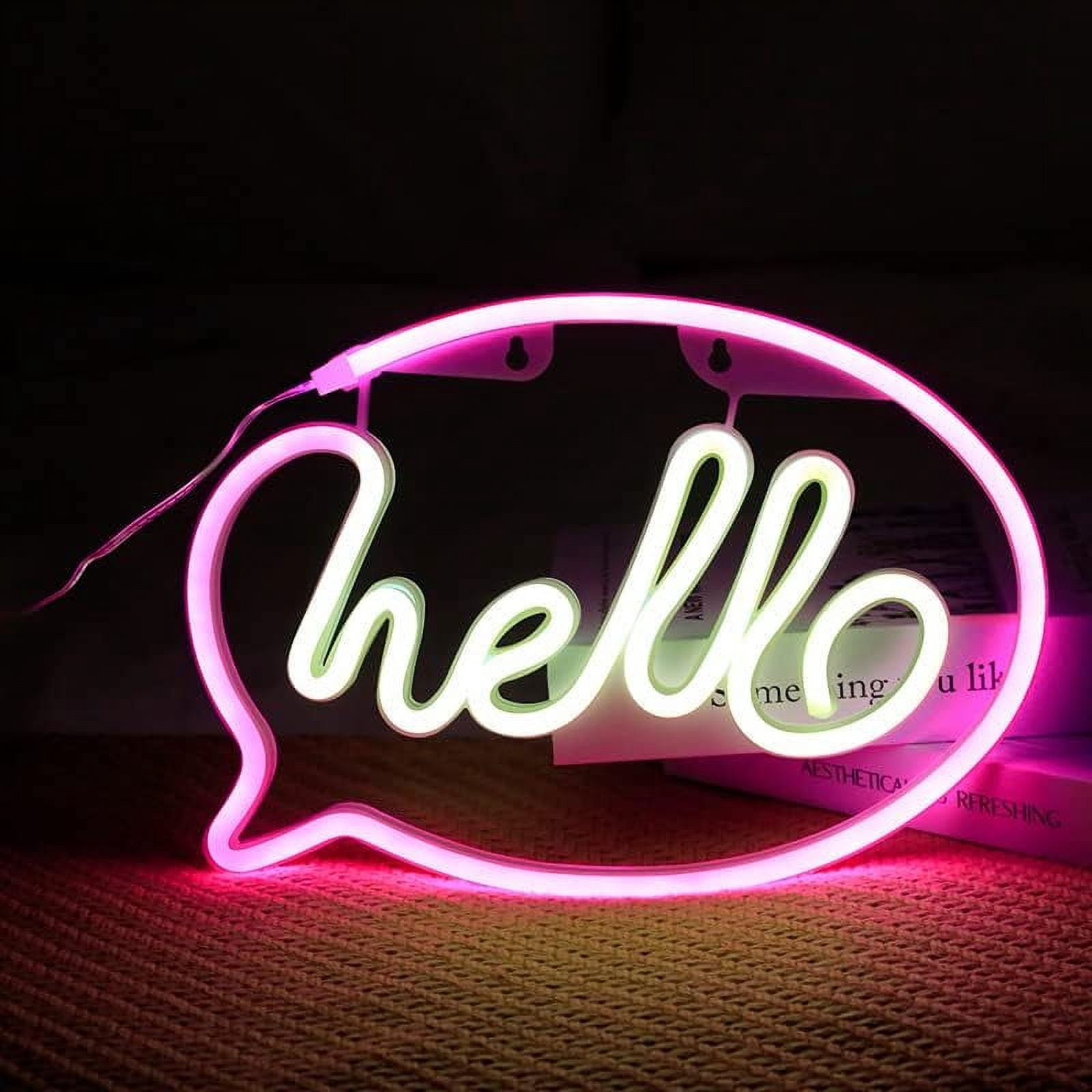 ENUOLI Sun Neon Light - Enseigne Néon Soleil Jaune USB Ou Batterie Pour Décoration