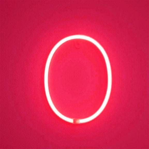 Neon Sign, Letter Neon Signs Neon Alphabet Light Light Up LED Letters Lights Light Up Marquee Letters Lights Battery USB Red