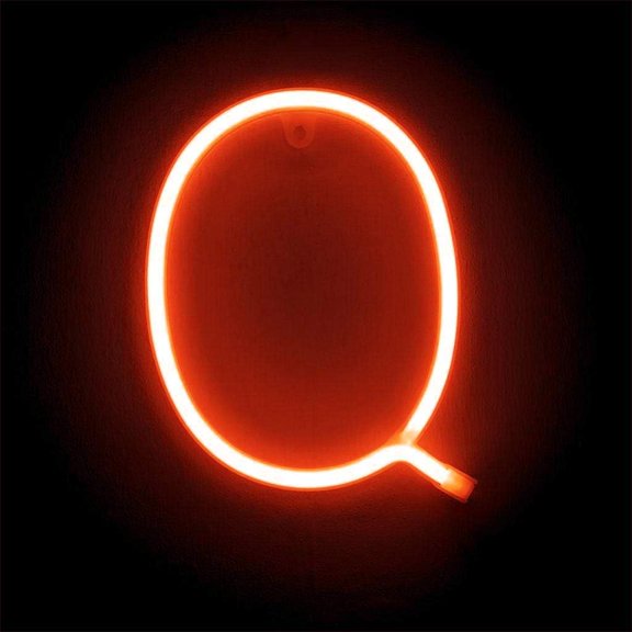 Neon Sign, Letter Neon Signs Neon Alphabet Light Light Up LED Letters Lights Light Up Marquee Letters Lights Battery USB Red