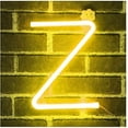 thumbnail image 1 of Neon Sign, Letter Neon Signs Neon Alphabet Light Light Up LED Letters Lights Light Up Marquee Letters Lights Battery USB Warm White, 1 of 4