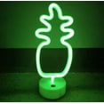 thumbnail image 1 of Neon Sign, Pineapple Neon Sign LED Neon Light Night Lamp USB Battery Powered Led (Blue), 1 of 5