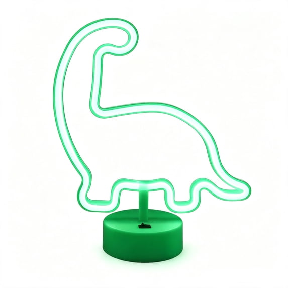 Neon Sign Table Lamp, USB Powered LED Neon Light with Base, Decorative Night Light for Bedroom Party Home Decor