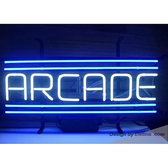 Neon Signs for Wall Decor Arcade Light Sign Handmade Real Led Tube Beer Bar Pub House Party Window Display Home Pub Room Garage Recreation Room Ation X Neon Tubing 15x17inch