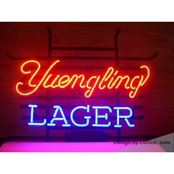 Neon Signs for Wall Decor 15x17inch Yuenglings Lager Sign Light Man Cave Bar Pub Beer Gift Lamp A120yll Neon Led Tubing 15x17inch