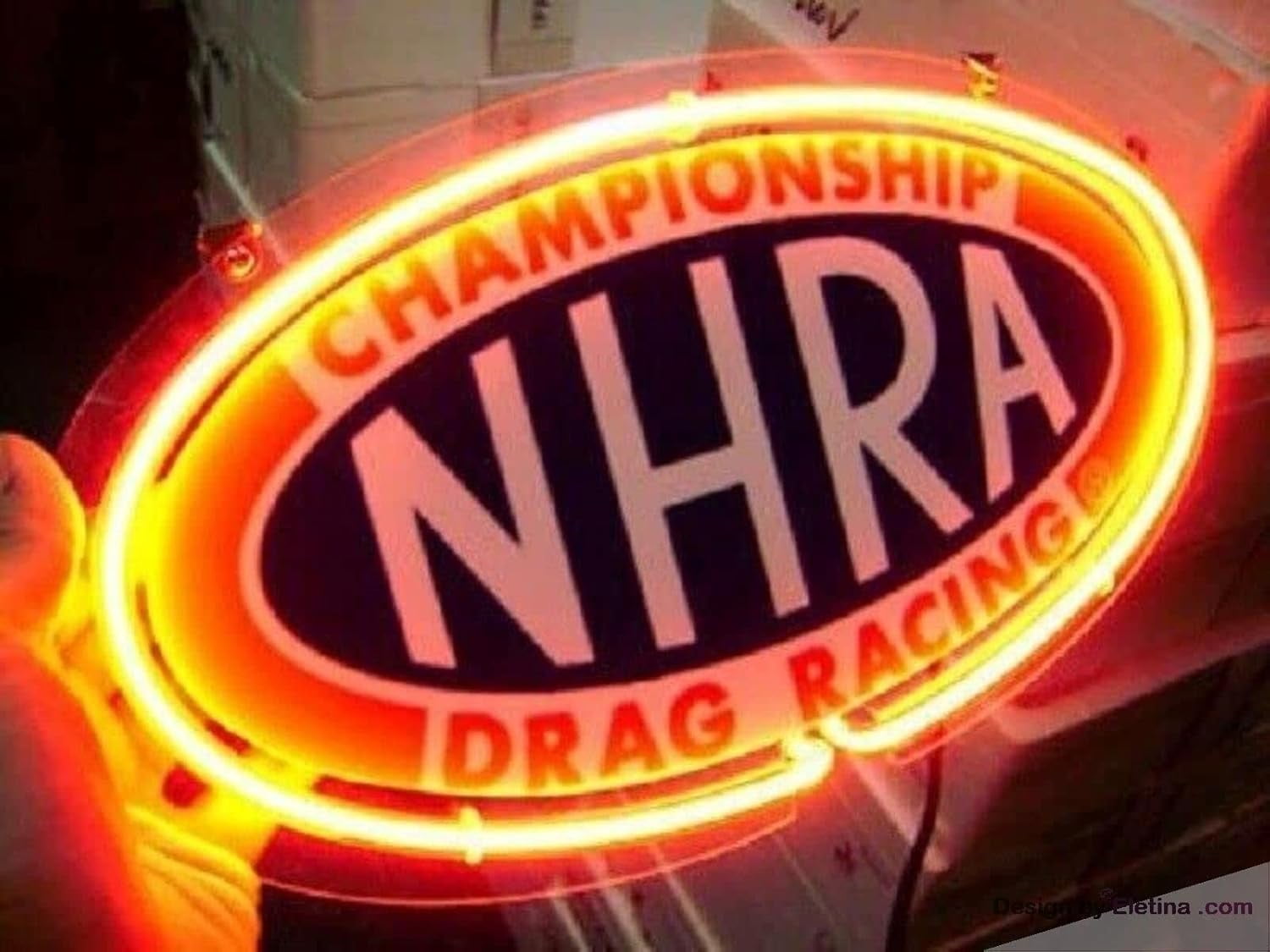 Neon Signs for Wall Decor 16x20 Nhras Drag Racing Sign 3d Carved ...