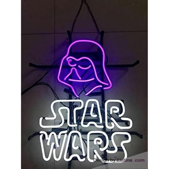 Neon Signs for Wall Decor 16x20inch Star War Darth Helmet Sign Light Man Cave Bar Pub Beer Gift Lamp Neon Led Tubing16x20inch