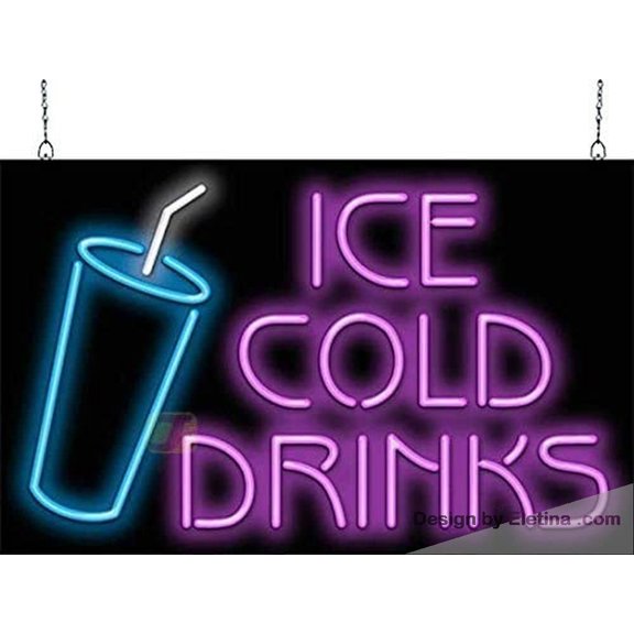 Neon Signs for Wall Decor Ac Service Sign Neon Led Tubing16x20inch