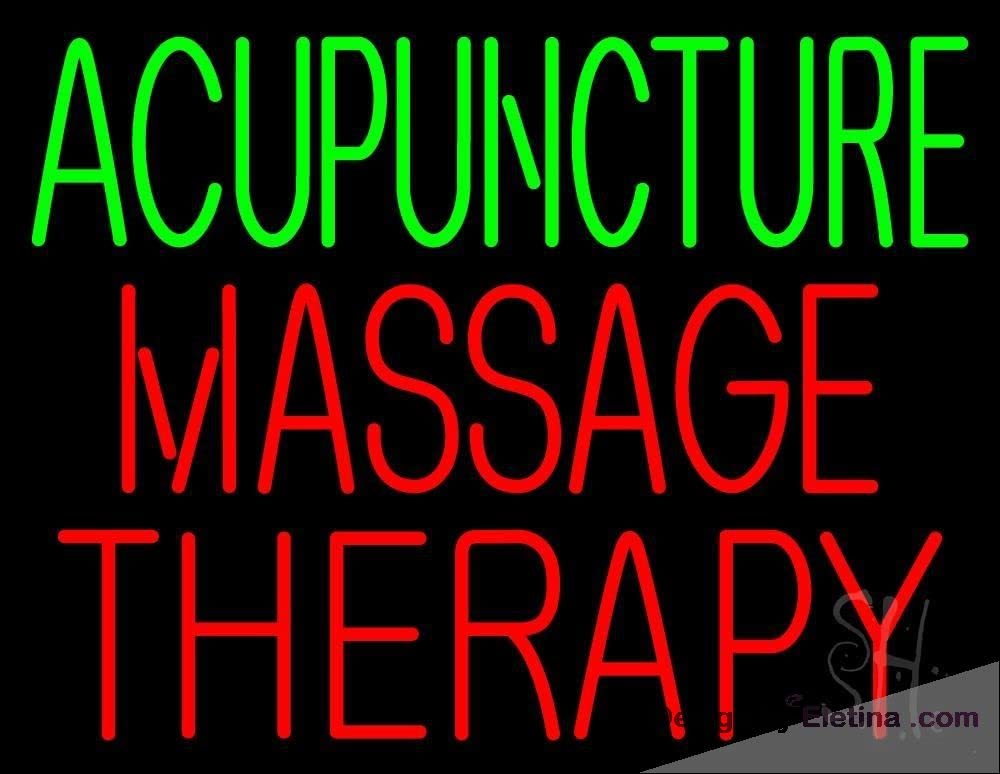 Neon Signs for Wall Decor Acupuncture Massage Therapy Sign Neon Led ...