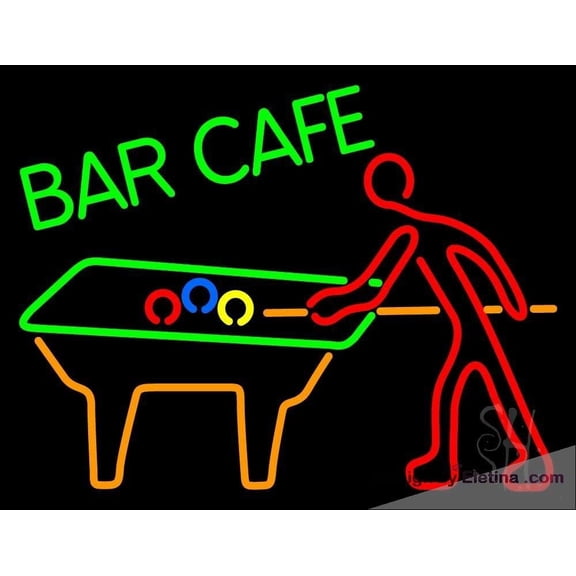 Neon Signs for Wall Decor Bar Cafe With Pool Sign Neon Led Tubing 15x17inch