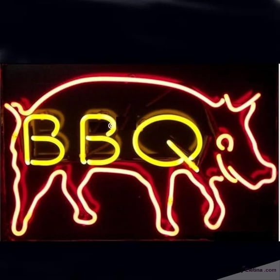 Neon Signs for Wall Decor Bbq Handmade Art Neon Led Tubing16x20inch