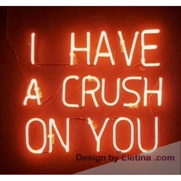 Neon Signs for Wall Decor Beer Bar I Have A Crash On You Lamp Sign inxin Acrylic Bright Lighting Bar Artwork Neon Led Tubing16x20inch