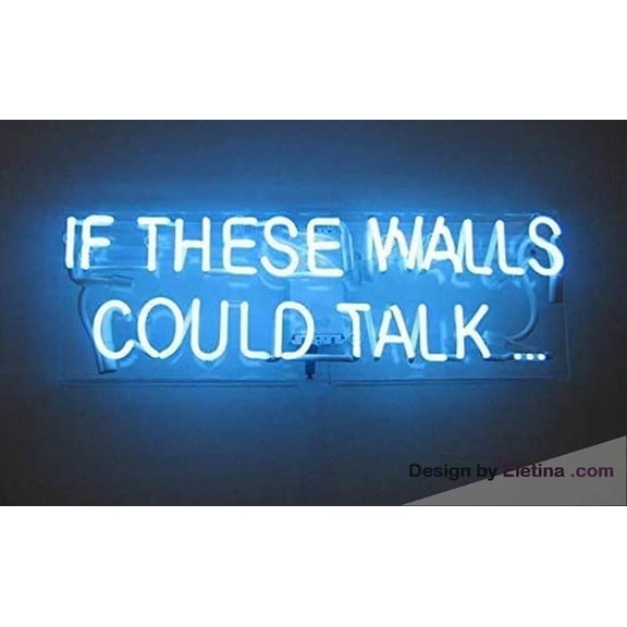 Neon Signs for Wall Decor Beer Bar Sense in If These S Could Talk Sign Acrylic Handmade Man Cave Beer Pub Bar Lamp Light Wb Neon Led Tubing 15x17inch