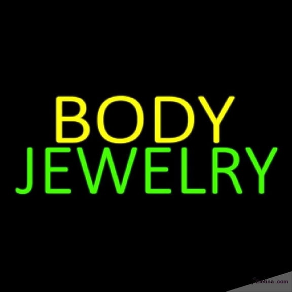 Neon Signs for Wall Decor Body Jewelry Handmade Art Sign Neon Led Tubing 15x17inch