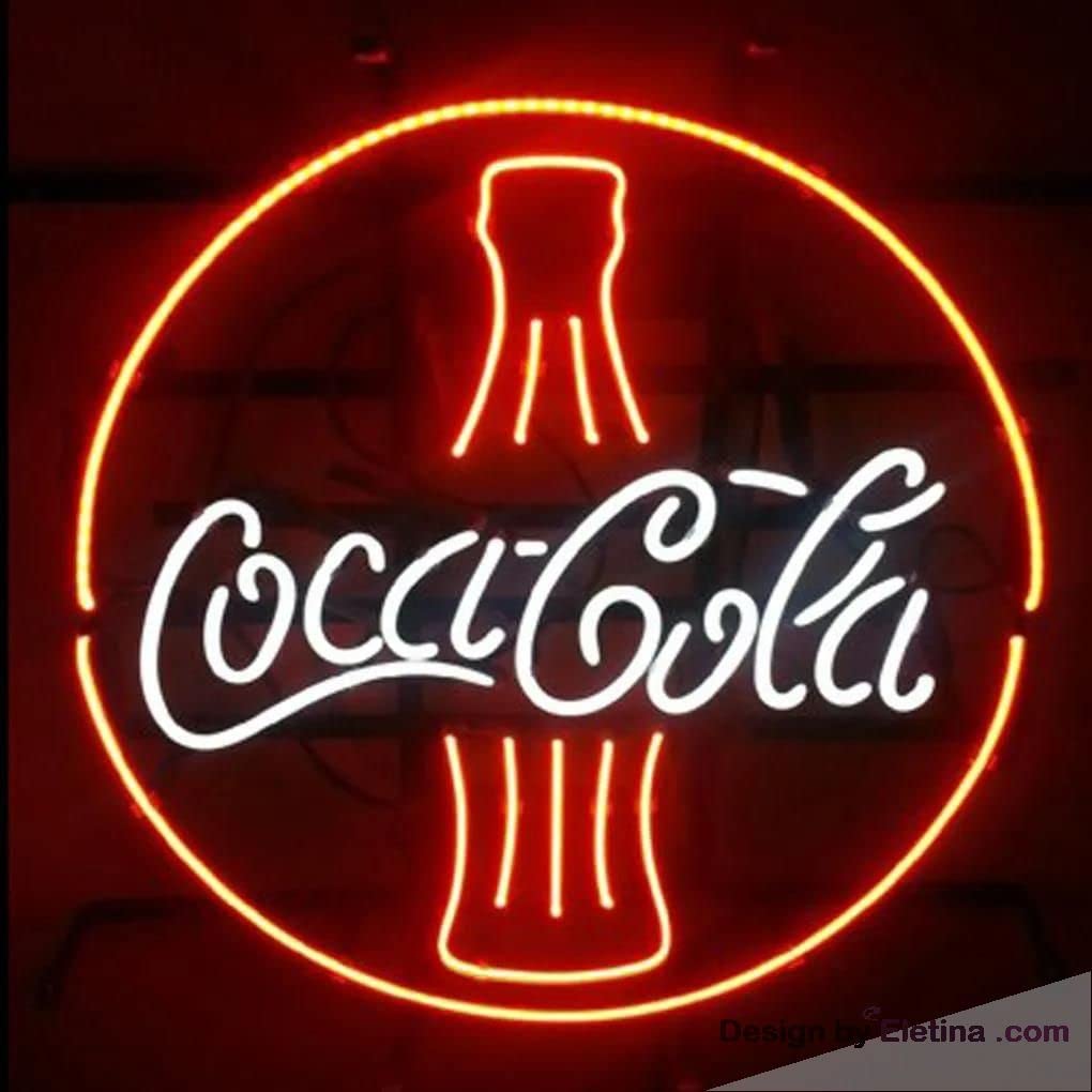 Neon Signs for Wall Decor Brand Coca Cola Bar Coke Soda Beer Bar Light ...