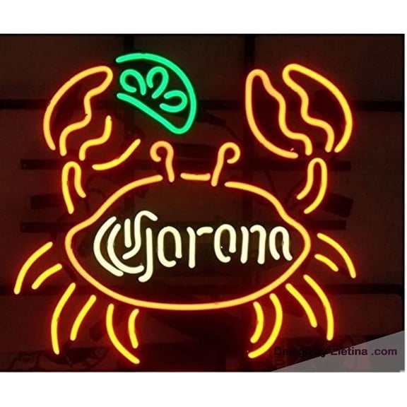 Neon Signs for Wall Decor C Orona C Rab Custom Handmade Led Tube Light Sign -year Warranty-unique Artwork! Neon Tubing 15x17inch