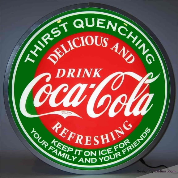 Neon Signs for Wall Decor Coca-cola Evergreen Backlit Led Lighted Sign, Neon Led Tubing16x20inch