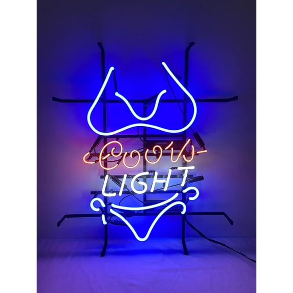 Neon Signs for Wall Decor Coor Light Bikini Sign Light Man Cave Bar Pub Beer Gift Lamp Aclbpp Neon Led Tubing16x20inch