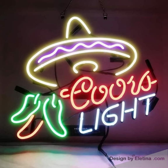 Neon Signs for Wall Decor Coor Light Cayenne Cushaw Sign Acrylic Beer Pub Bar Handmade Light Aclcca Neon Led Tubing16x20inch