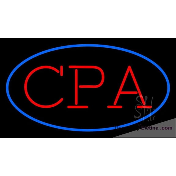 Neon Signs for Wall Decor Cpa Blue Sign Neon Led Tubing16x20inch