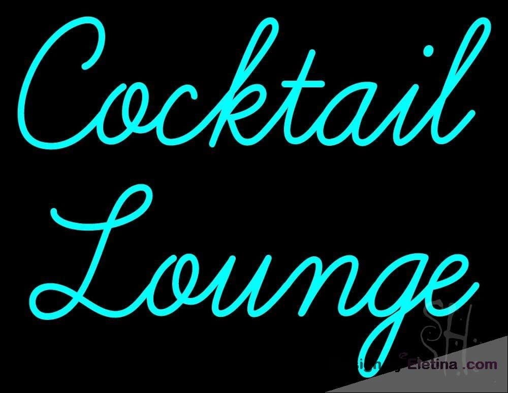 Neon Signs for Wall Decor Cursive Cocktail Lounge Sign Neon Led Tubing ...