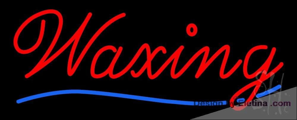 Neon Signs for Wall Decor Cursive Red Waxing Sign Neon Led Tubing ...