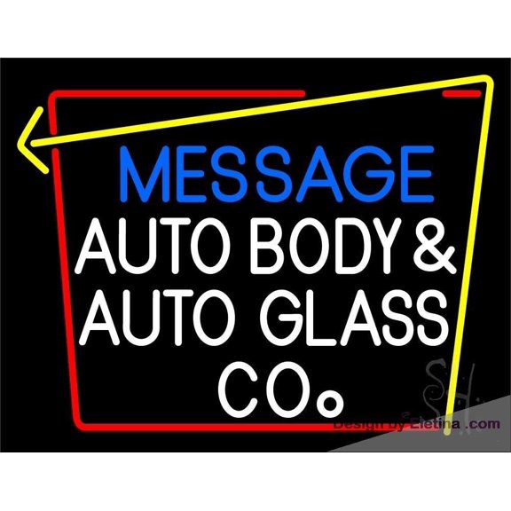 Neon Signs for Wall Decor Custom Auto Body And Led Sign Neon Tubing 15x17inch