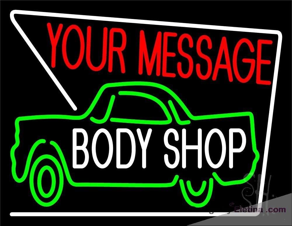 Neon Signs for Wall Decor Custom Body Shop Car Logo Sign Neon Led ...