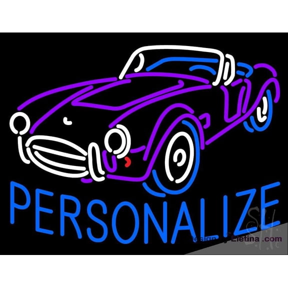 Neon Signs for Wall Decor Custom Car Sign Neon Led Tubing 15x17inch