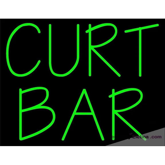 Neon Signs for Wall Decor Custom Curt Bar Handmade Art Sign Neon Led Tubing 15x17inch