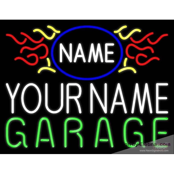 Neon Signs for Wall Decor Custom Garage Handmade Art Sign Neon Led Tubing 15x17inch