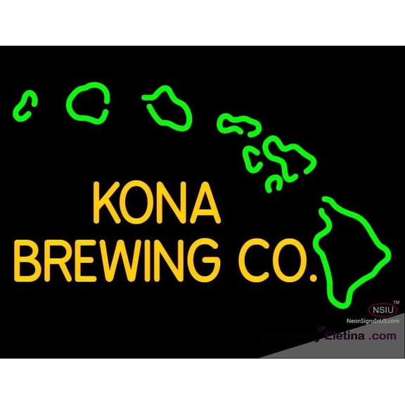 Neon Signs for Wall Decor Custom Kona Brewing Co Handmade Art Sign Neon Led Tubing16x20inch