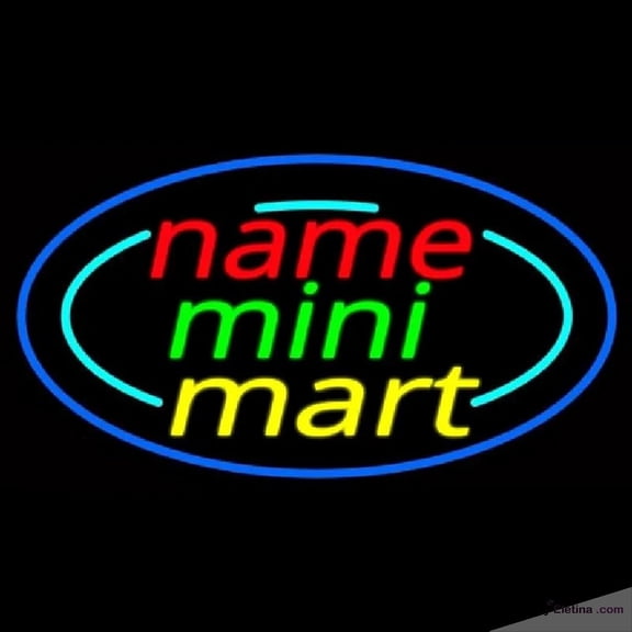 Neon Signs for Wall Decor Custom Mini Mart Handmade Art Sign Neon Led Tubing 15x17inch