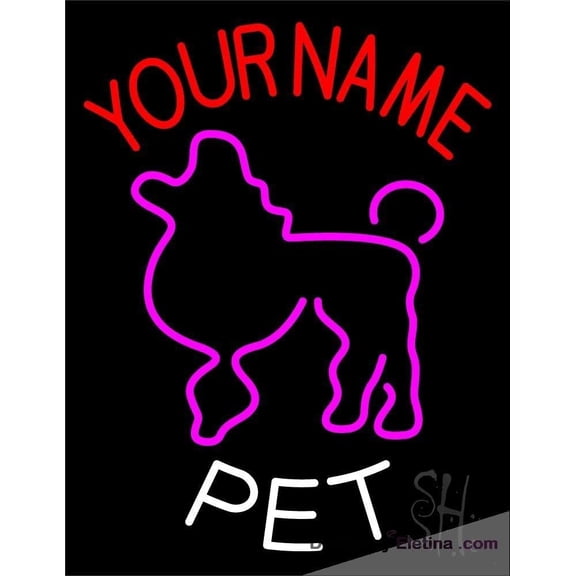 Neon Signs for Wall Decor Custom Name Pet Sign Neon Led Tubing 15x17inch