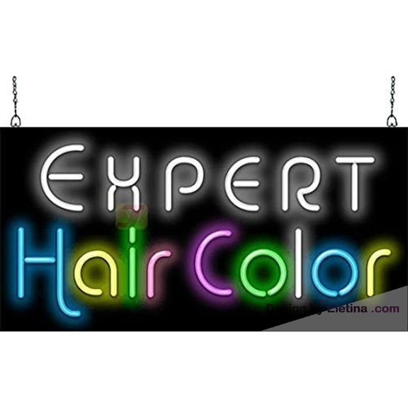 Neon Signs for Wall Decor Expert Hair Color Sign Neon Led Tubing16x20inch
