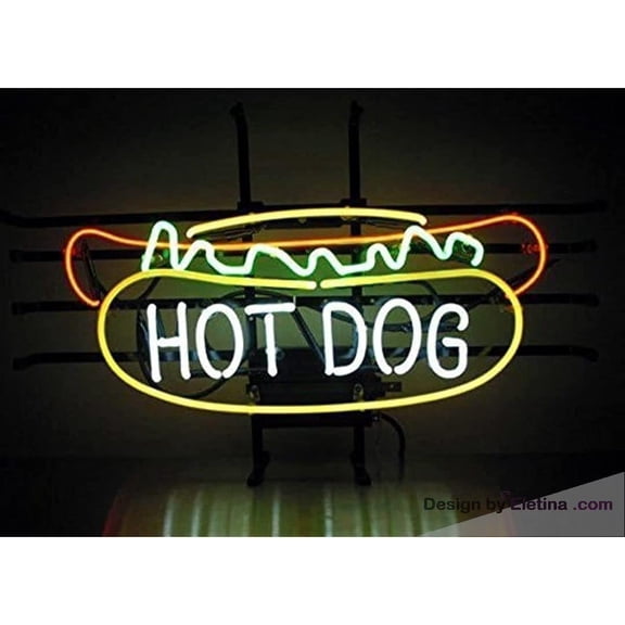 Neon Signs for Wall Decor H Ot D Og Custom Handmade Led Tube Light Sign -year Warranty-unique Artwork! Neon Tubing16x20inch