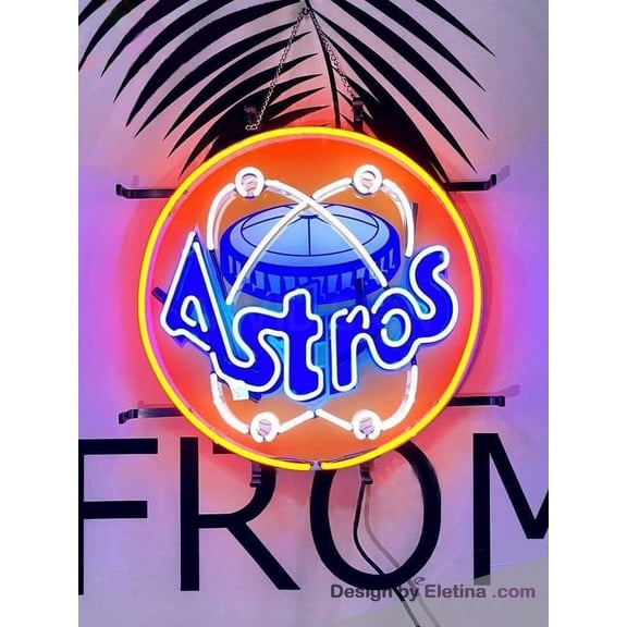 Neon Signs for Wall Decor Houstons Sports Astro Sign Light Lamp With Hd Vivid Printing Artwork Tech Ahatlvvvd Neon Led Tubing16x20inch