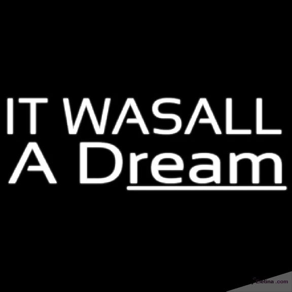 Neon Signs for Wall Decor It Was All Q Dream Handmade Art Sign Neon Led Tubing16x20inch