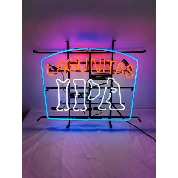 Neon Signs for Wall Decor Lagunitas Ipa On Tap Sign Light Man Cave Bar Pub Beer Gift Lamp Alipaot Neon Led Tubing16x20inch