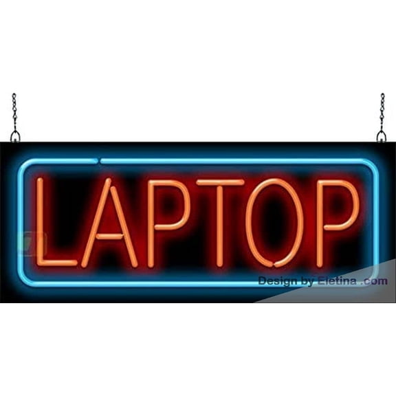 Neon Signs for Wall Decor Laptop Sign Neon Led Tubing 15x17inch