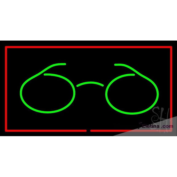 Neon Signs for Wall Decor Ledes Logo Rectangle Red Sign Neon Tubing16x20inch