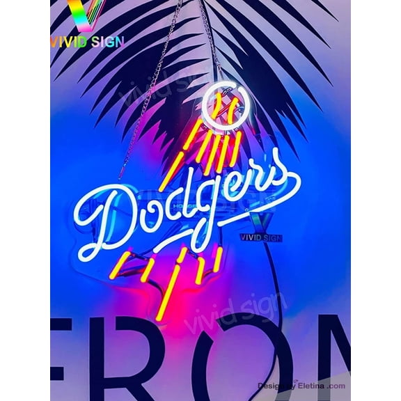 Neon Signs for Wall Decor Los Angeles Sign Acrylic Pub Bar Handmade Light Aladla Neon Led Tubing16x20inch