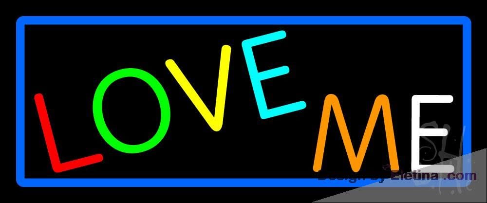 Neon Signs for Wall Decor Love Me Sign Neon Led Tubing16x20inch ...